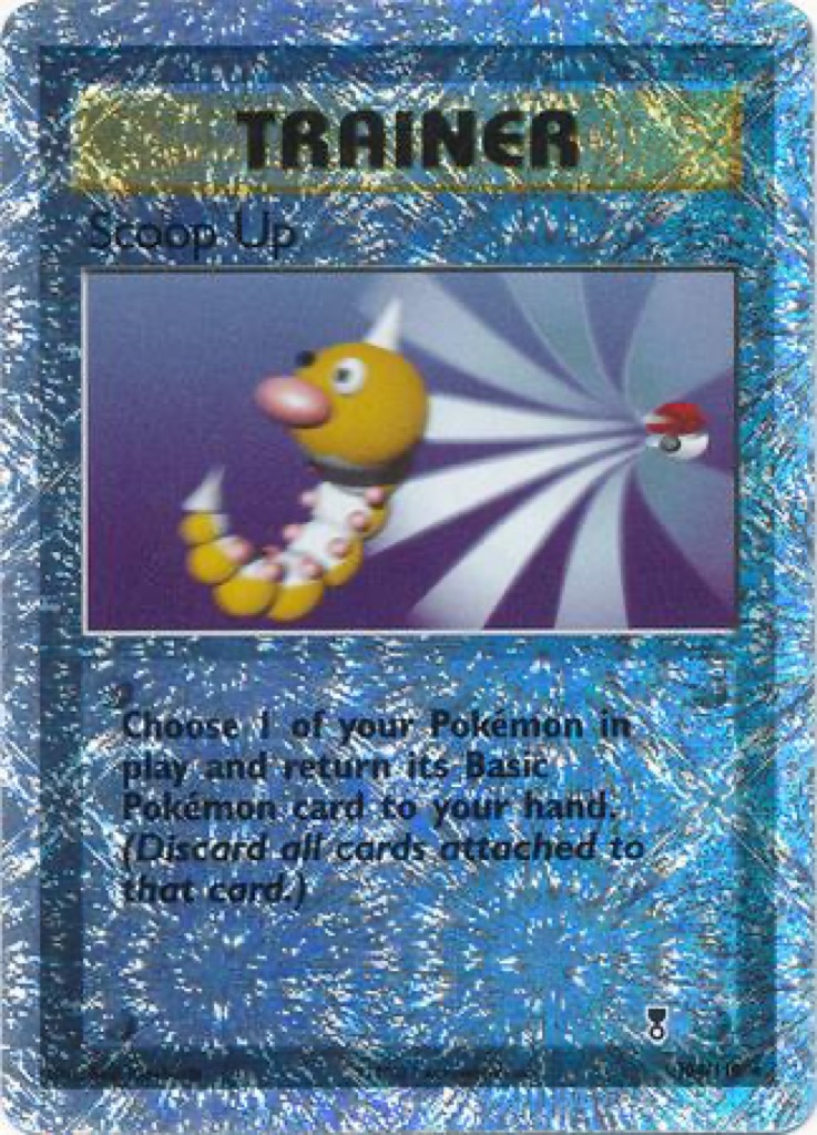 Reverse Holo Scoop Up 104/110, Legendary Collection Pokémon card