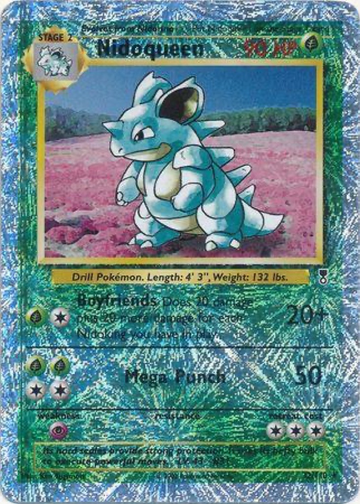 Reverse Holo Nidoqueen 32/110, Legendary Collection Pokémon card
