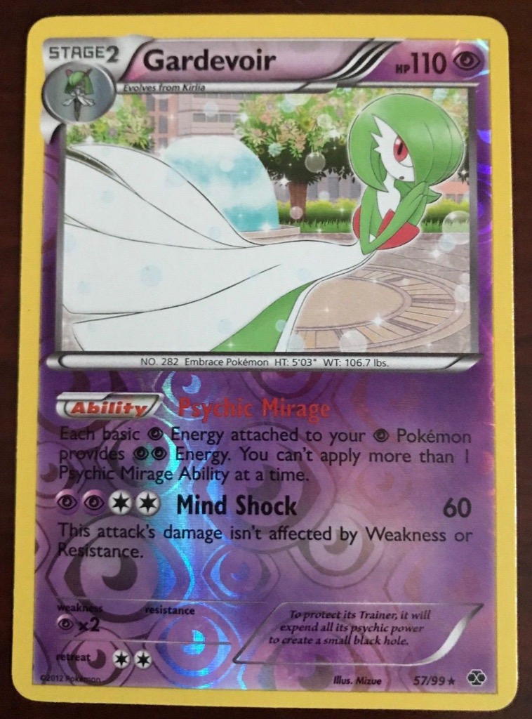 Reverse Holo Gardevoir 57/99, Next Destinies Pokémon card