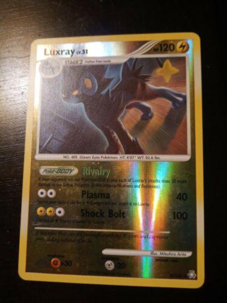 Reverse Holo Luxray 8/146, Legends Awakened Pokémon card
