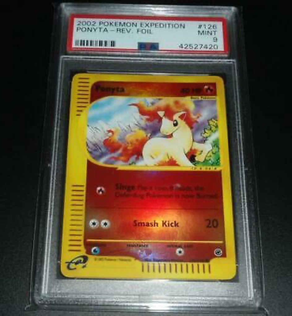 Reverse Holo Ponyta 126/165, Expedition Base Set Pokémon card
