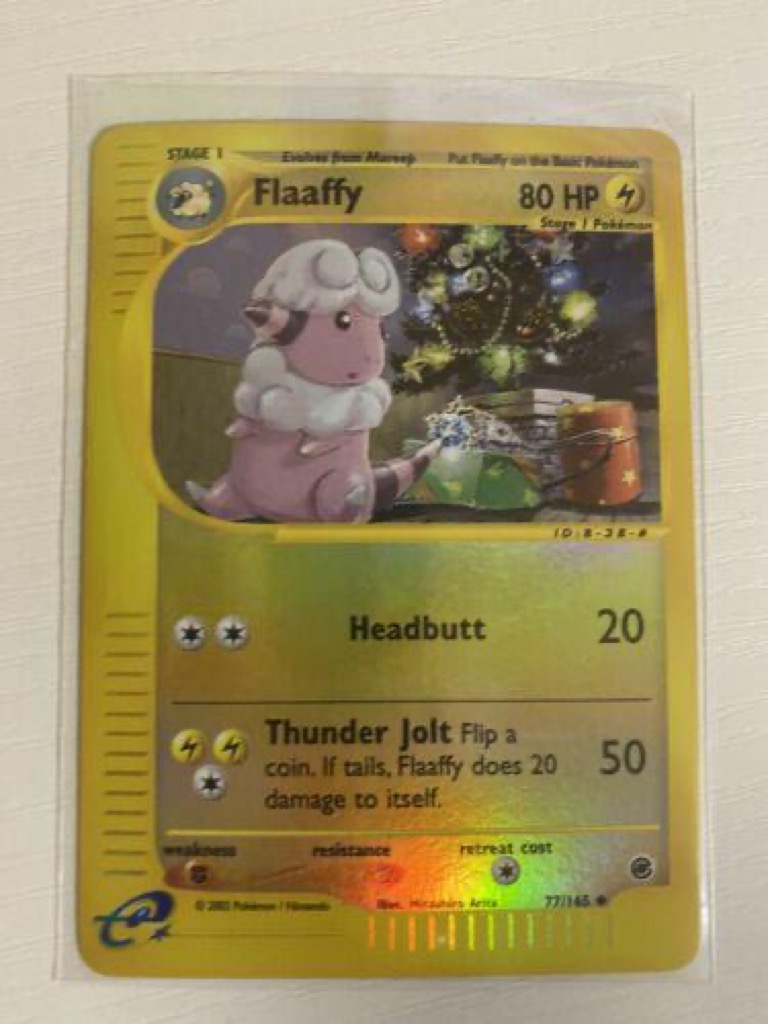 Reverse Holo Flaaffy 77/165, Expedition Base Set Pokémon card