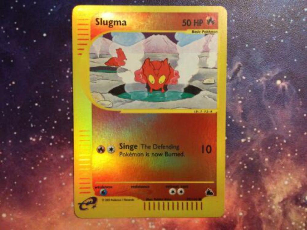 Reverse Holo Slugma 99/144, Skyridge Pokémon card