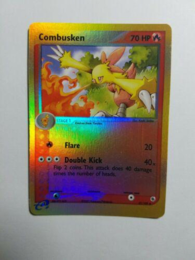 Reverse Holo Combusken 27/109, Ruby & Sapphire Pokémon card