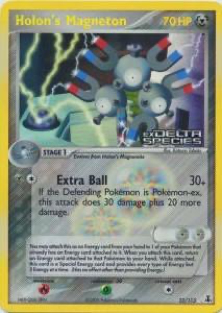 Reverse Holo Holon's Magneton 22/113, Delta Species Pokémon card