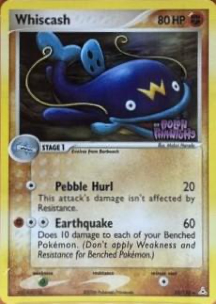 Reverse Holo Whiscash 55/110, Holon Phantoms Pokémon card