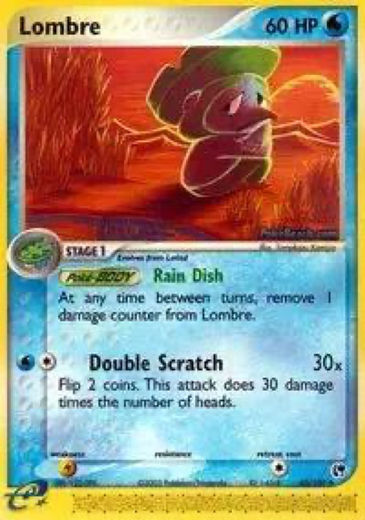 Reverse Holo Lombre 45/100, Sandstorm Pokémon card