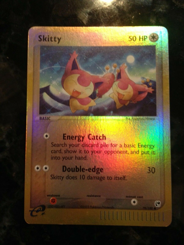 Reverse Holo Skitty 79/100, Sandstorm Pokémon card