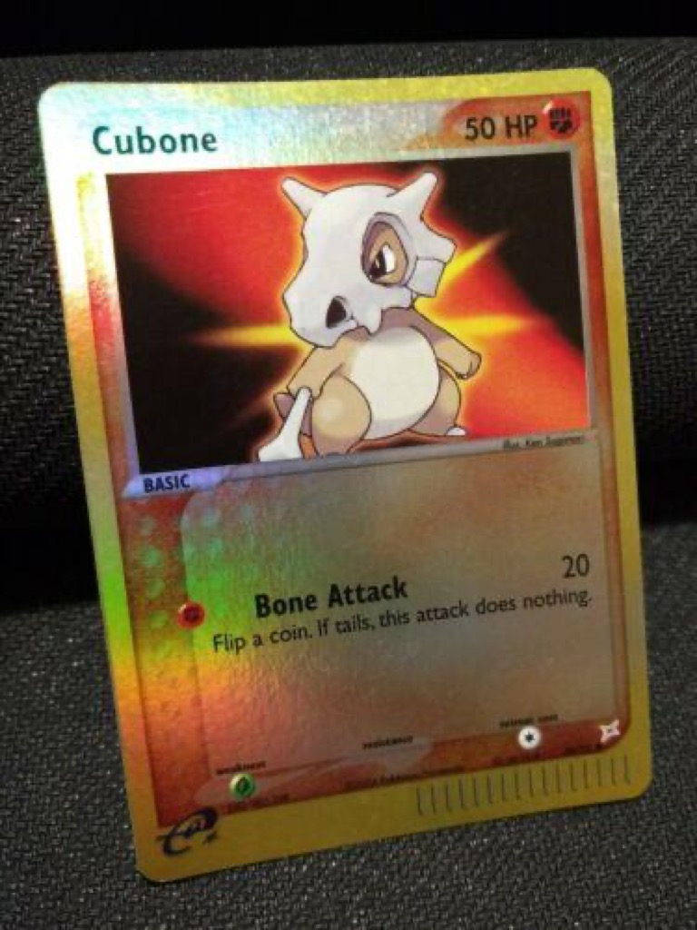 Reverse Holo Cubone 40/95, Team Magma vs Team Aqua Pokémon card