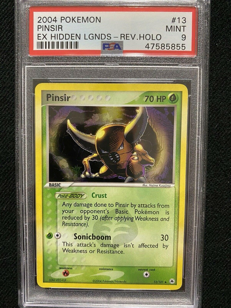 Reverse Holo Pinsir 13/101, Hidden Legends Pokémon card