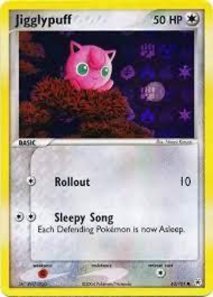 Reverse Holo Jigglypuff 63/101, Hidden Legends Pokémon card