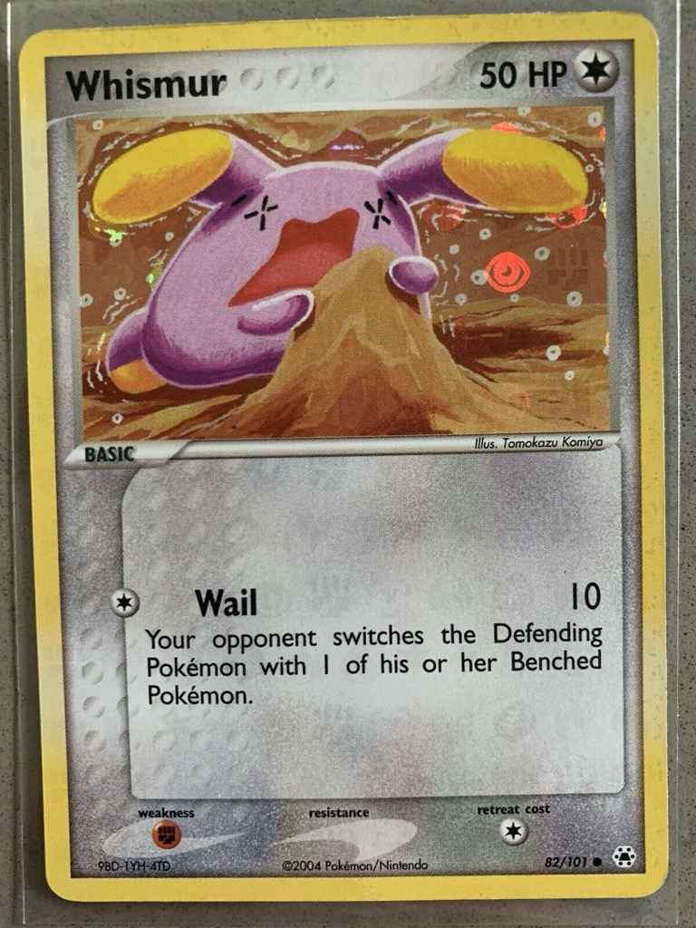 Reverse Holo Whismur 82/101, Hidden Legends Pokémon card