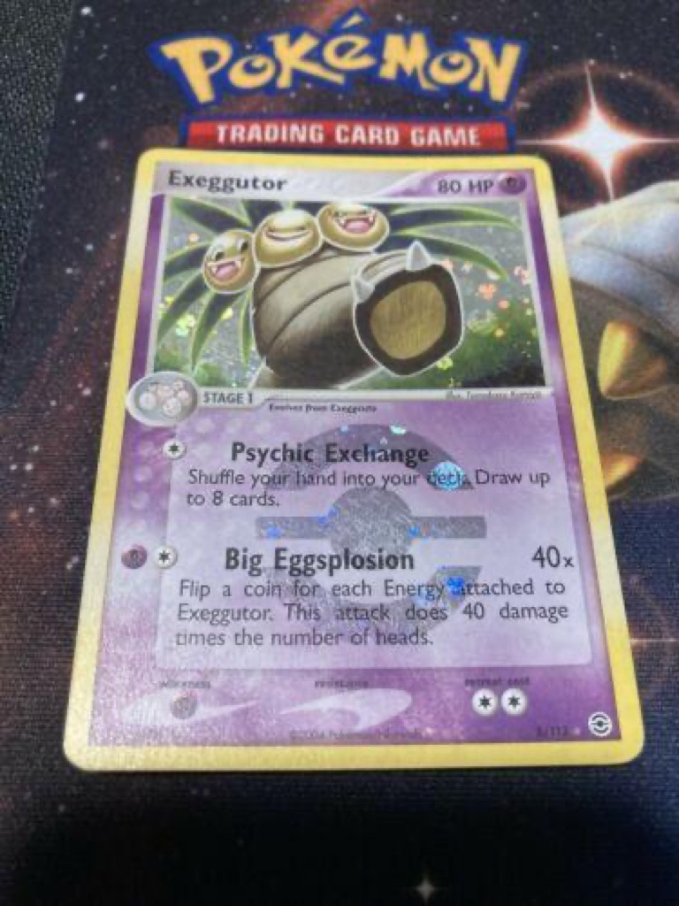 Reverse Holo Exeggutor 5/112, FireRed & LeafGreen Pokémon card
