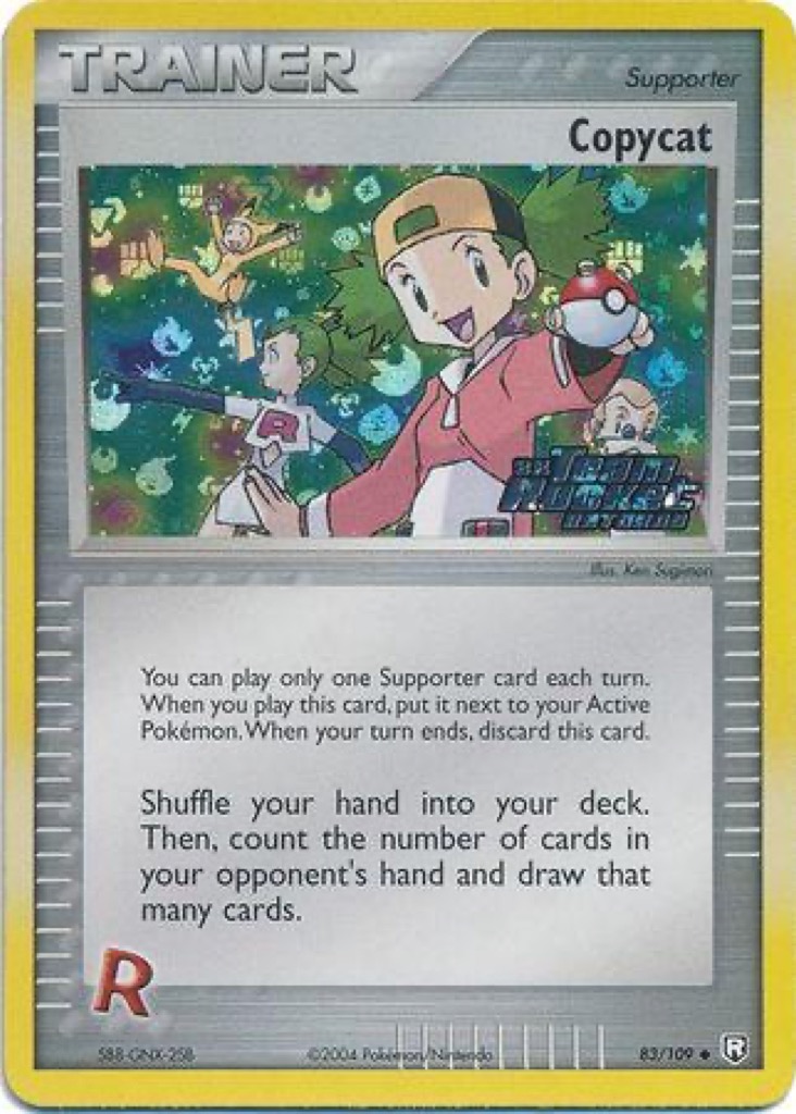 Reverse Holo Copycat 83/109, Team Rocket Returns Pokémon card