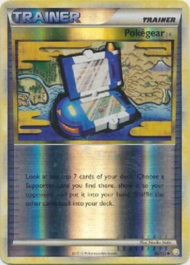 Reverse Holo Pokégear 3.0 96/123, HeartGold & SoulSilver Pokémon card