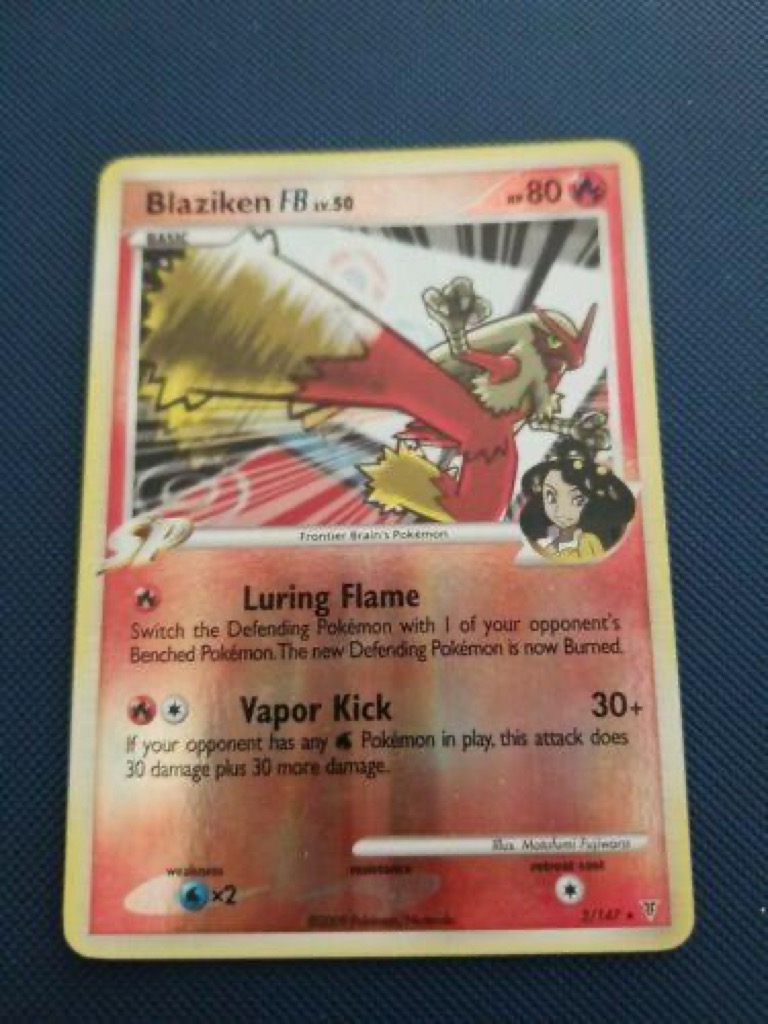 Reverse Holo Blaziken FB 2/147, Supreme Victors Pokémon card