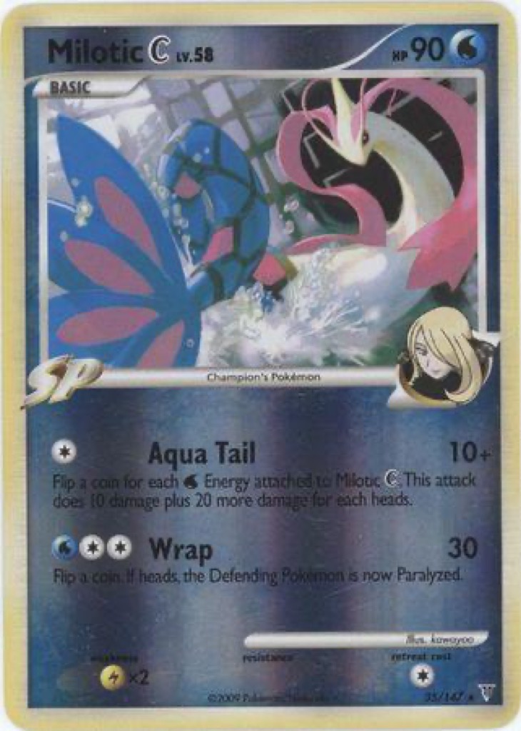 Reverse Holo Milotic C 35/147, Supreme Victors Pokémon card