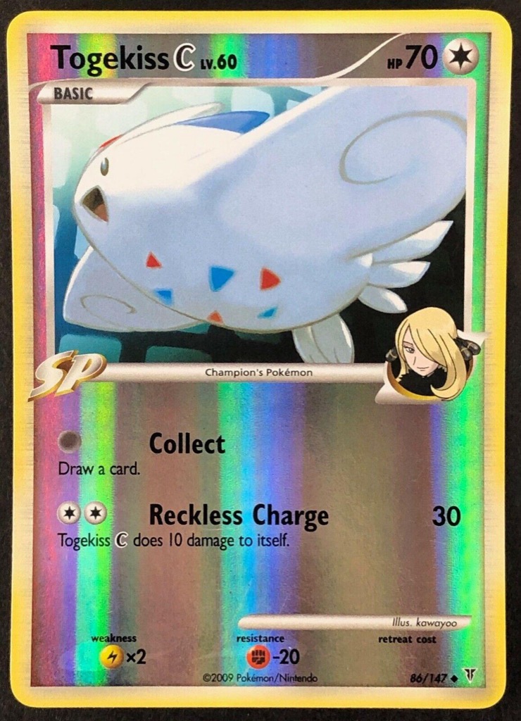 Reverse Holo Togekiss C 86/147, Supreme Victors Pokémon card