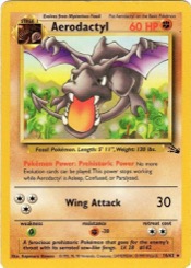 Aerodactyl 16/62, Fossil