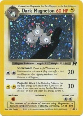 Dark Magneton 11/82 from Team Rocket