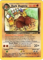 Dark Dugtrio 23/82, Team Rocket