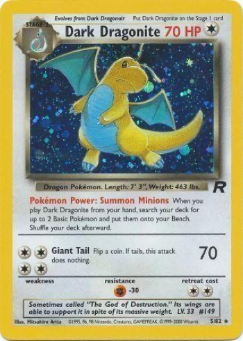 Dark Dragonite 5/82 from Team Rocket