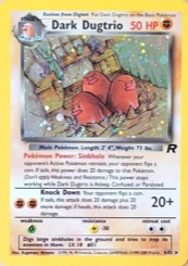 Dark Dugtrio 6/82, Team Rocket