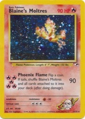 Blaine's Moltres 1/132 Gym Heroes