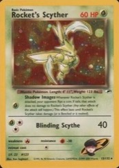 Rocket's Scyther 13/132 Gym Heroes