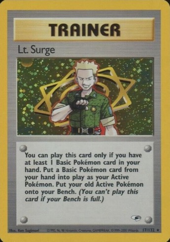 Lt. Surge 17/132 from Gym Heroes