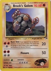 Brock's Golem 20/132 Gym Heroes