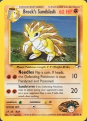 Brock's Sandslash 23/132 Gym Heroes