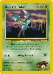 Brock's Zubat 24/132 Gym Heroes