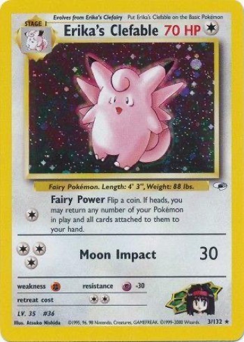 Erika's Clefable 3/132 from Gym Heroes