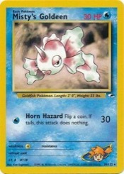 Misty's Goldeen 30/132 Gym Heroes