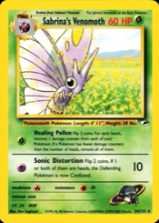 Sabrina's Venomoth 34/132 Gym Heroes