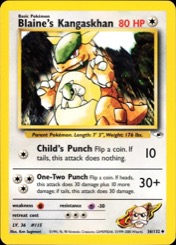 Blaine's Kangaskhan 36/132 Gym Heroes