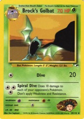 Brock's Golbat 39/132 Gym Heroes