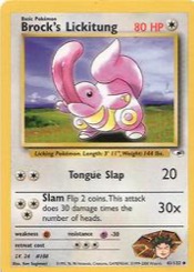 Brock's Lickitung 41/132 Gym Heroes