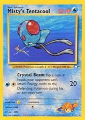 Misty's Tentacool 57/132 Gym Heroes