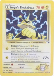 Lt. Surge's Electabuzz 6/132 Gym Heroes