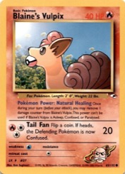 Blaine's Vulpix 65/132 Gym Heroes