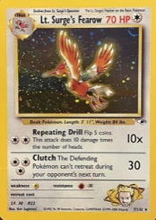 Lt. Surge's Fearow 7/132 Gym Heroes