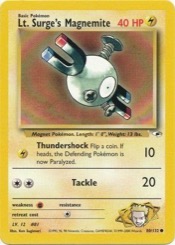 Lt. Surge's Magnemite 80/132 Gym Heroes