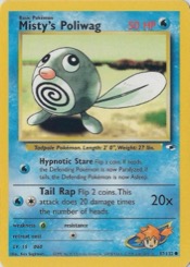 Misty's Poliwag 87/132 Gym Heroes