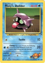 Misty's Shellder 89/132 Gym Heroes