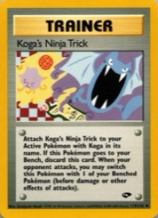 Koga's Ninja Trick 115/132 Gym Challenge