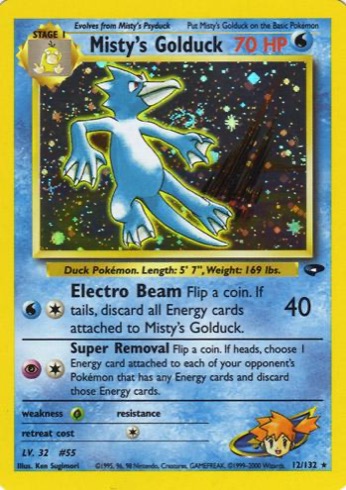 Misty's Golduck 12/132 from Gym Challenge