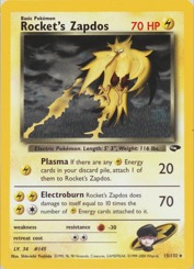 Rocket's Zapdos 15/132 Gym Challenge