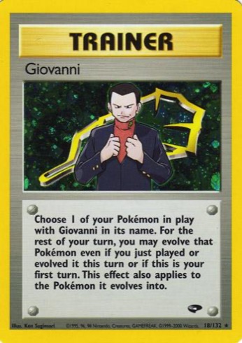 Giovanni 18/132 from Gym Challenge